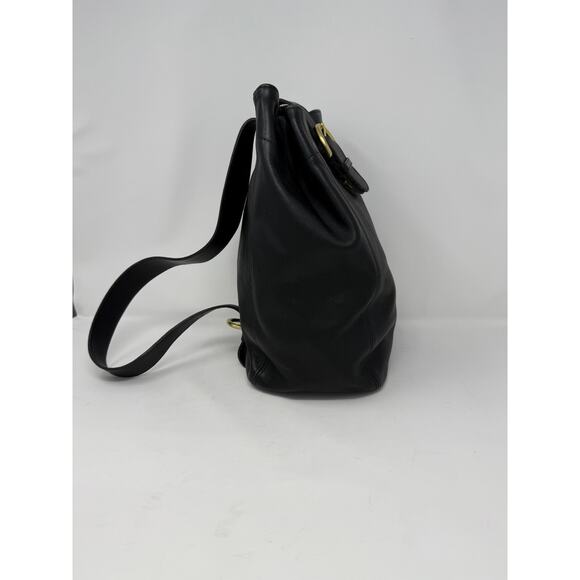 Genuine vintage COACH 4160 sling black leather crossover bag one strap - Picture 5 of 16